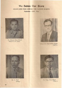 Dow Faculty in 1965 War